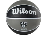 Wilson Nba Team Brooklyn Nets Ball Svart Och Grå R. 7 (Wtb1300xbbro0)