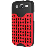 COQUE RIGIDE FRILL ILUV POUR SAMSUNG GALAXY S3 I9300 ROUGE