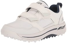 Skechers Men's Arch Fit Golf Shoe Sneaker, White Navy, 8.5 UK