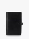 Filofax Personal Finsbury Leather Personal Organiser, Black