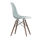 Vitra - Eames Plastic Chair DSW - 24 Light Grey - Dark Maple - Spisestoler - Charles & Ray Eames - Grå - Metall/Tre/Plast