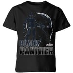 T-Shirt Enfant Black Panther Avengers - Noir - 5-6 ans