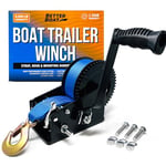 Better Boat BB-WNCH-3200 Treuil remorque Bateau Adulte Unisexe, Noir