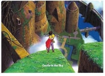 Le Château dans le Ciel (Laputa Castle in the Sky) - Chemise dossier A4 Jardin A