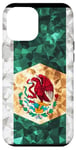 Coque pour iPhone 12 Pro Max Blanc Motif géométrique moderne Guanajuato Mexique Drapeau Téléphone