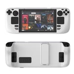 Blanc-Coque de protection pour console de jeu Steam Deck, étui de protection antichoc, support de protectio