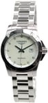 Longines L3.277.4.87.6 Conquest Ladies Hvid/Stål Ø29.5 mm