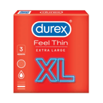 Durex Feel Thin XL condoms, 3 pieces