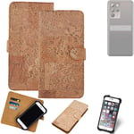 FOR HTC U23 Pro SMARTPHONE CASE COVER WALLETCASE CORK