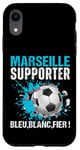 Coque pour iPhone XR Marseille Supporter Football Cadeau Fan Foot Marseillais