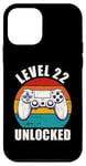 iPhone 12 mini Level 22 Unlocked Funny Video Gamer 22 Birthday 22 Year Old Case