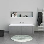 DURAVIT - Baignoire murale en acrylique rectangulaire à encastrer design pour salle de bain, 2 dossiers inclinés - 170x70x47cm - Blanc - DURAPECOS