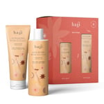 🍊 Hagi Spicy Orange Coffret cadeau de Noël - Baume corporel stimulant (200 ml) & Gel douche énergisant (300 ml) avec essence de cannelle & clou de girofle 🎄