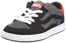 Vans Baxter Black/Charcoal/Red Clay Fashion Trainer Vmax5Qt 1 UK Junior