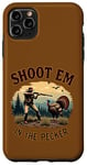 Coque pour iPhone 11 Pro Max RetroTurkey Chasse - Nature et chasse au dindon sauvage