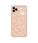 Coque Iphone 11 PRO MAX flash BFF blanc emojii transparente