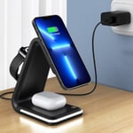 4 In 1 Wireless Charger Wireless Charger Station Foldable Strong Magnetic For