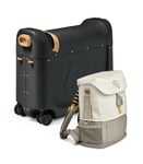 Stokke JetKids™ bedbox + crew backpack - black/white