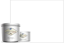 BARBOUILLE - Bar-Résine Blanc Titanium - Résine Epoxy Bi-Composants - Effet Brillant - Peinture Mur, Plafond, Boiserie, Carrelage & Métal - Lessivable - COV A+ - Fabriquée En France - 750 ml
