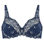 Hunkemöller Diva Soutien-gorge à armatures non rembourré - Bleu médiéval - 85F, Bleu médiéval, 100F