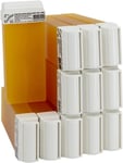 Set of 12 Honey Wax Cartridges for Hair Removal - Large 100 ml Roll-on Waxing...