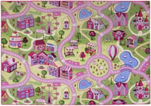 Leikkimatto 140 x 200 Lasten matto Sweet Town 624682