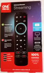 One For All Streamer Remote – Universal Remote Control - Black – URC7935