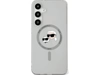 Veske Karl Lagerfeld Knapp Karl & Choupette Hoder Trykt Logo Magsafe Samsung Galaxy S25 Svart