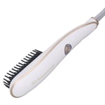 Hair Straightener Brush Electric Fast Heating Negative Ion Straightening Com GF0