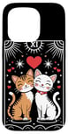 iPhone 15 Pro Tarot Card Mystic Cats | The Lovers Valentines Day Couples Case