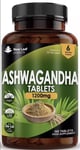 Ashwagandha 1200mg - 365 Vegan Tablets Pure Root Extract High Strength Capsules