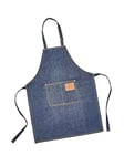 Cooksmart Kids British Designed Cotton Kids Apron | Kids Aprons For Cooking, Arts & Crafts or Other Hobbies | Childrens Aprons For Baking, Cooking, Cleaning or Arts & Crafts - Oxford Denim