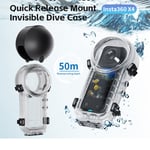 Invisible Dive Case For Insta360 X4 Sports Camera 50m Waterproof Case Housing