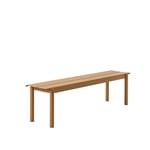 Muuto - Linear Steel Bench 170cm Burnt Orange - Hagebenker & sofaer - Thomas Bentzen - Oransje - Metall