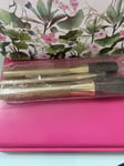 Estee Lauder 4 X  GOLD BRUSH SET BRAND NEW 100% AUTHENTIC FROM A GIFT SET