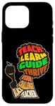 iPhone 16 Pro Max Afro Teacher African American Inspirational Word Cloud Case