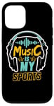 Coque pour iPhone 12/12 Pro Music is my Sports Musicien Producteur Artiste Ingénieur Audio