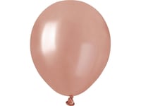 Gemar Metallic Rosa Och Guld Ballonger, Am50, 13 Cm, 100 St.