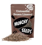 Munchy Seeds Raw Flaxseeds/Linseed 1KG, Gluten Free Protein Snacks, Nutritious Flaxseeds, Perfect with Salads, Great Source of Vegan Protein, High Fibre Flaxseeds/Linseeds