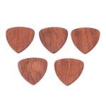 Wood Guitar Pick Box Black Walnut Wood Unique Lighter Shape Smoothly Vintage GHB