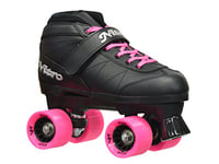 EPIC Skates 2016 Super Nitro 8 Indoor/Outdoor Quad Speed Roller Skates, Pink