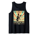 One of us two plays better than you Frisbee Disc Golf Tank Top