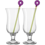 LEONARDO HOME 069198 GK Lot de 4 verres à cocktail Hurricane Bar