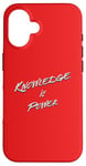 iPhone 16 Knowledge is Power Typografic Case