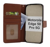 New Standcase Wallet Motorola Edge 50 Pro 5G (Brun)