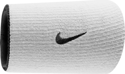 Nike Nike Dri-fit Doublewide Wristbands Home & Away 2 Pk Tennisvaatteet WHITE/BLACK