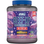 Applied Nutrition Beef XP - Clear Hydrolysed Beef Protein Isolate, Fruit Juice Style, Dairy Free Beef Protein Powder, Lactose Free, Zero Sugar, Low Fat, 1.8kg - 60 Servings (Blackcurrant Millions)