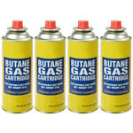 4Pcs Camping Butane Gas Can Canisters Bottles Refill for Stove Cooker Heater