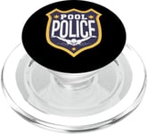 Swimming Swimmer Swim Pool Police Coach Dad PopSockets PopGrip for MagSafe