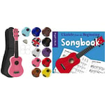 Mad About SU8 Soprano Ukulele in Pink with FREE Gig Bag, Pick, and Spare Strings – Now With Carbon Black Strings for Improved Tuning & Ukulele from the Beginning Songbook Pupil's Book